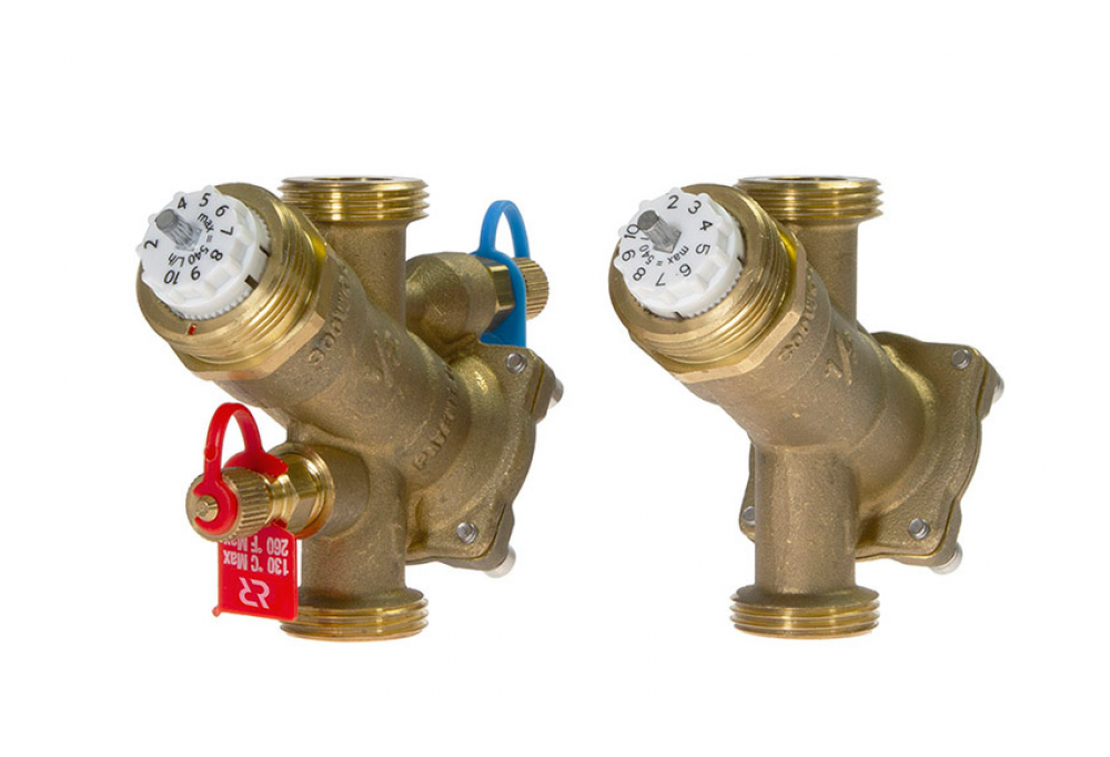 Ридан AQT-R 003Z1812R DN15 — Комбинированный балансировочный клапан, с ниппелями, наружная резьба G3/4