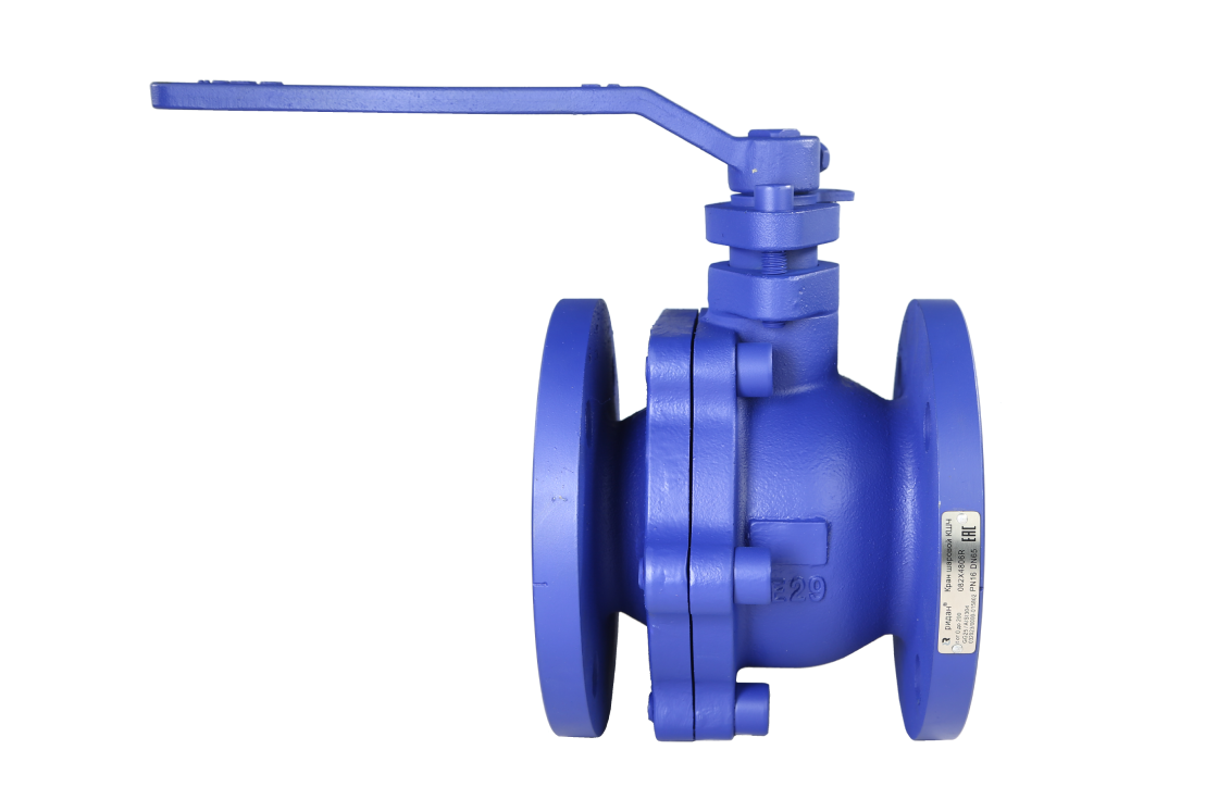 Ридан 082X4806R — Кран шаровой чугунный полнопроходный КШЧ PN16 DN65 с рукояткой