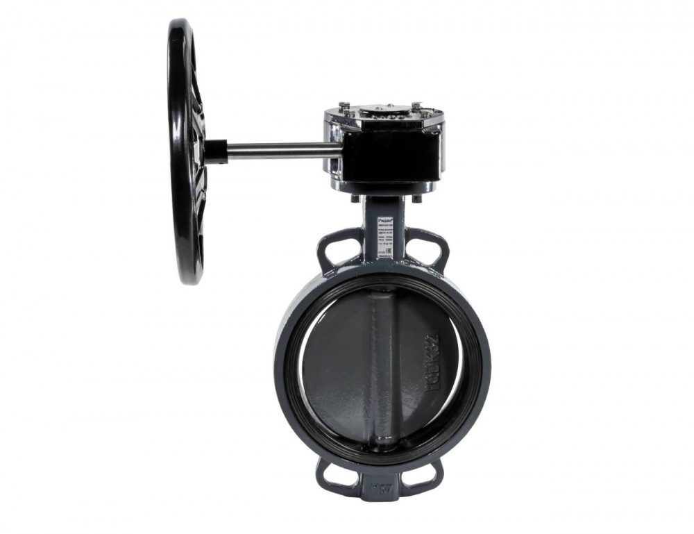 Ридан 082X4908R — Затвор дисковый с центрирующими проушинами ЗДМ PN25 DN65 корпус чугун GGG40; диск чугун GGG40;; уплотнение EPDM; механический редуктор