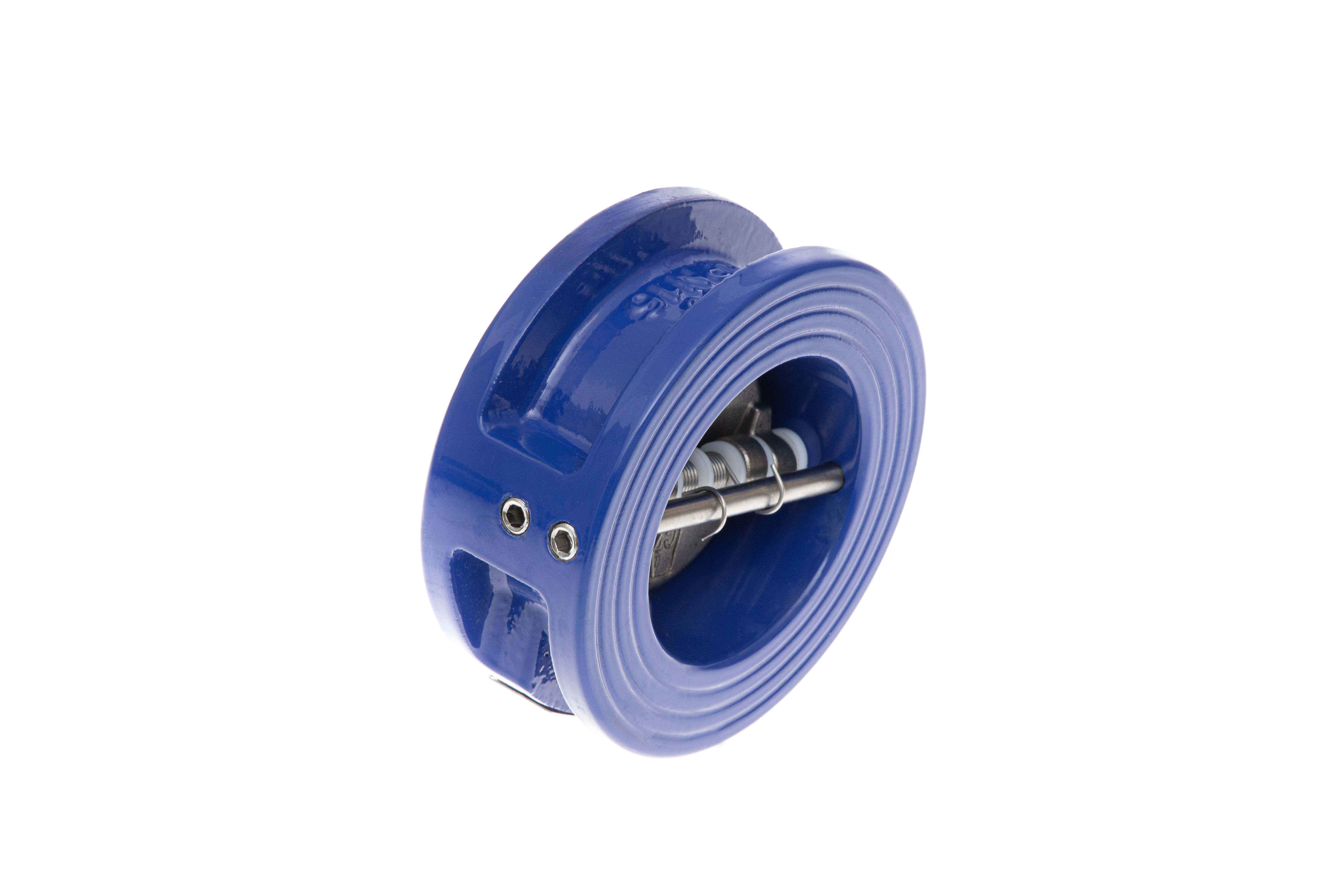 Ридан NVD-895R 082X8503R — Затвор обратный межфланцевый пружинный двустворчатый, PN16, DN300, чугун GJL250