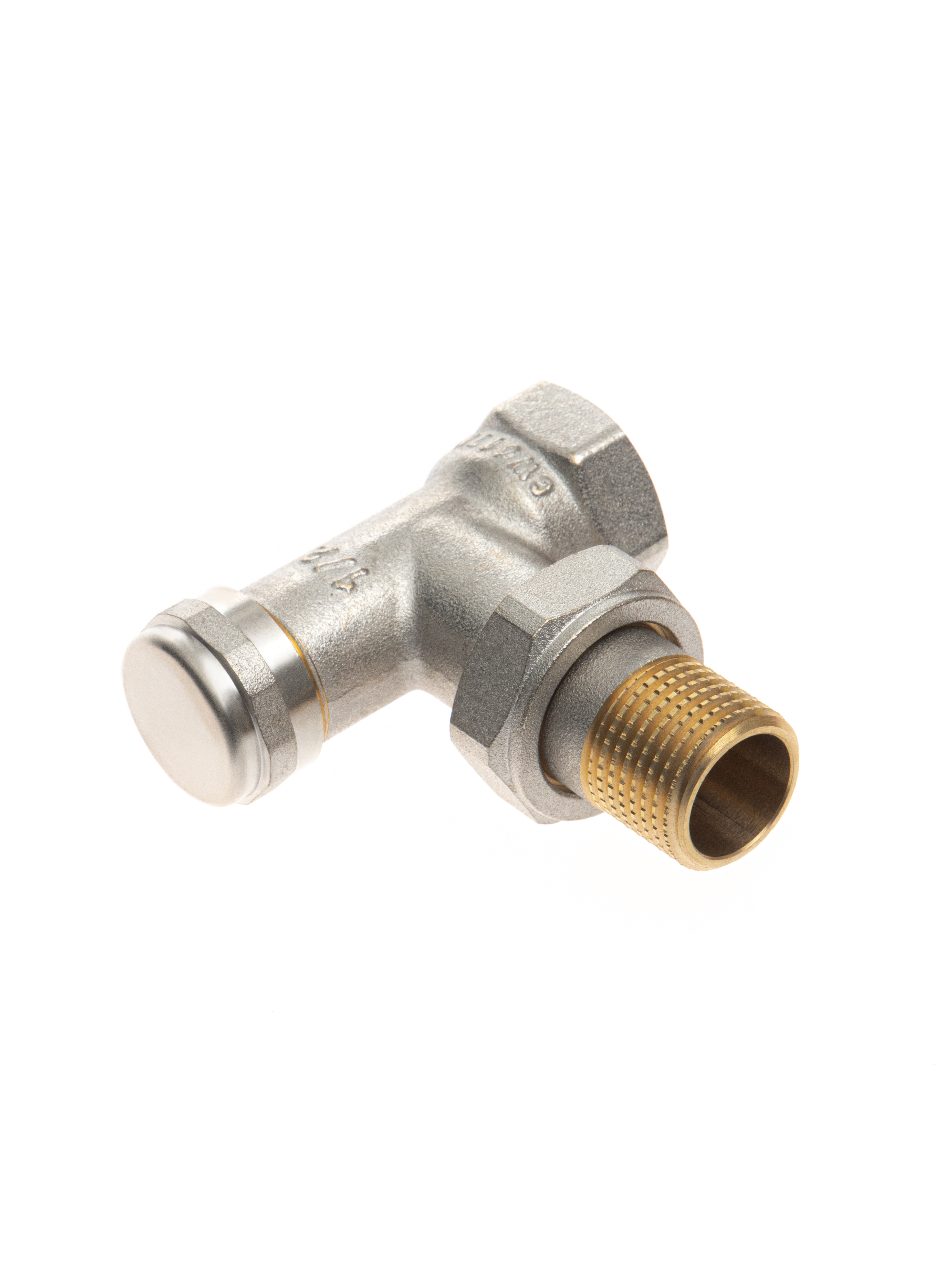 Ридан LV 003L0145R — Клапан запорный для бокового присоединения к радиатору, Ду 20, угловой