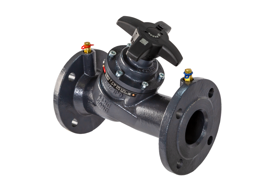 Ручной балансировочный клапан Ридан MNF-R2 с фланцевым присоединением