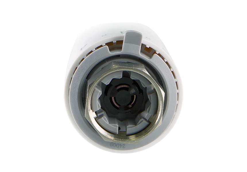 Ридан 013G4998R — Комплект для радиаторов с нижним подключением: клапан LV-KB (Ду15, 1/2, угловой) и терморегулятор TR 9001 Ultra