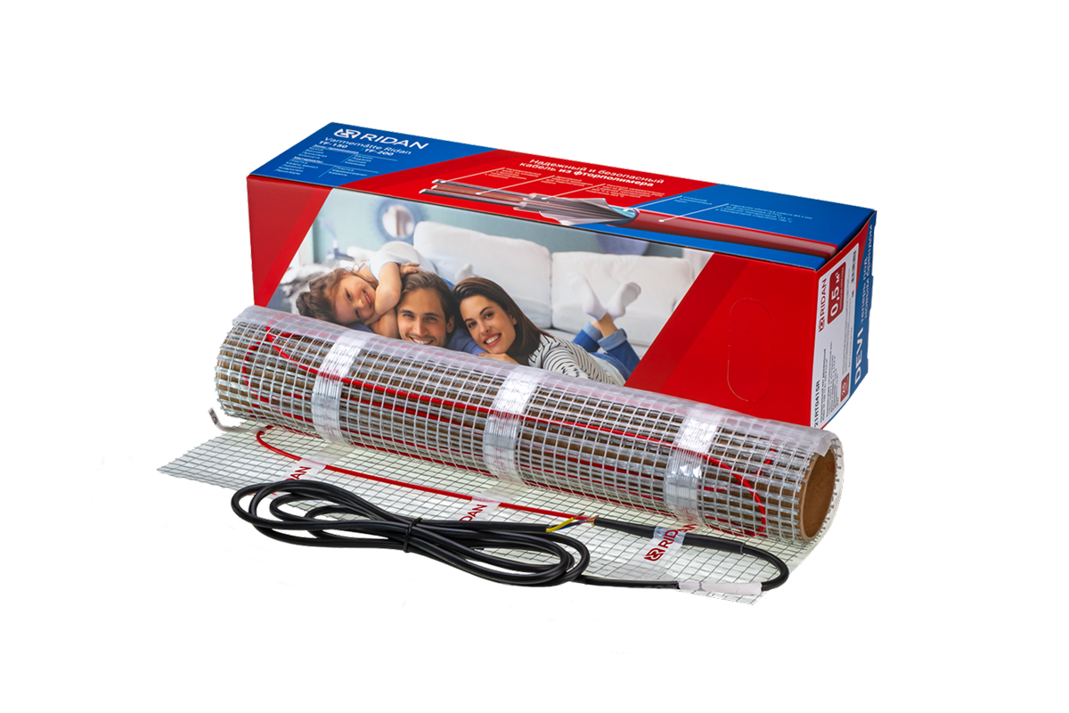 21RT0430R — Ridan TF-200 нагревательный мат 100 Вт, 230 В, 0,5 м²