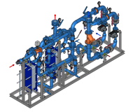 Ридан БТП-HSR-ХХХ-YYY-C-R V2 - Стандартный узел управления системами отопления (вентиляции)  