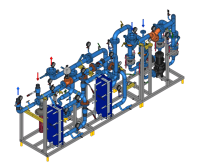 Ридан БТП-HSR-ХХХ-YYY-P-R V2 - Стандартный узел управления системами отопления (вентиляции)  