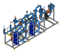 Ридан БТП-HSR-ХХХ-YYY-P-S V2 - Стандартный узел управления системами отопления (вентиляции)  