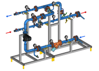 Ридан АУУ-С-ХХХ-YYY-С-S V3 - Стандартный узел управления системами отопления (вентиляции)   